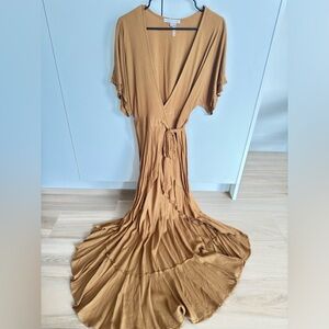 YFB Lilly ruffle wrap dress